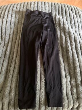 Motionwear Black Kids Leggings - Stretch Dance Bottoms